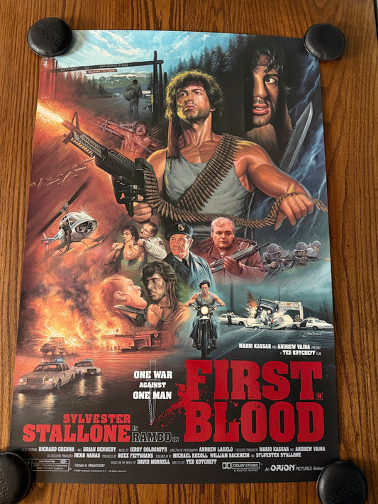 WiWat - Rambo First Blood - 24x36 - Limited Edition Poster