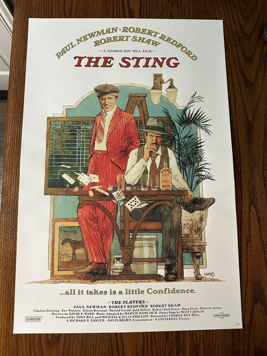 Hans Woody - The Sting 24x36 movie poster