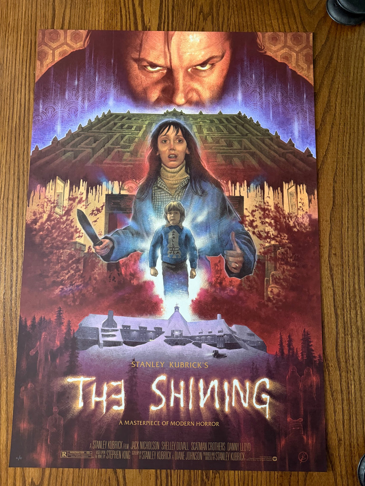 Wolfgang LeBlanc - The Shining - 24x36 - Limited Edition Poster