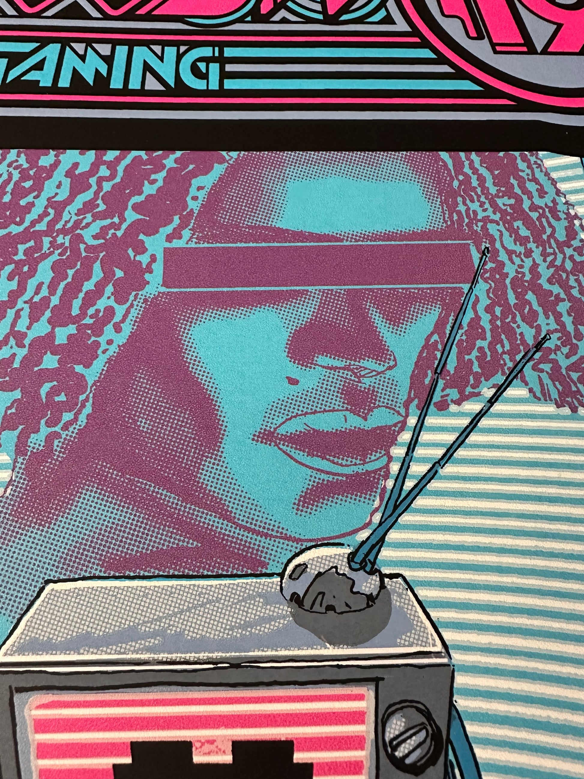 Tim Doyle - SXSW Austin Gaming Event Poster 18x24 art print - detail image 4