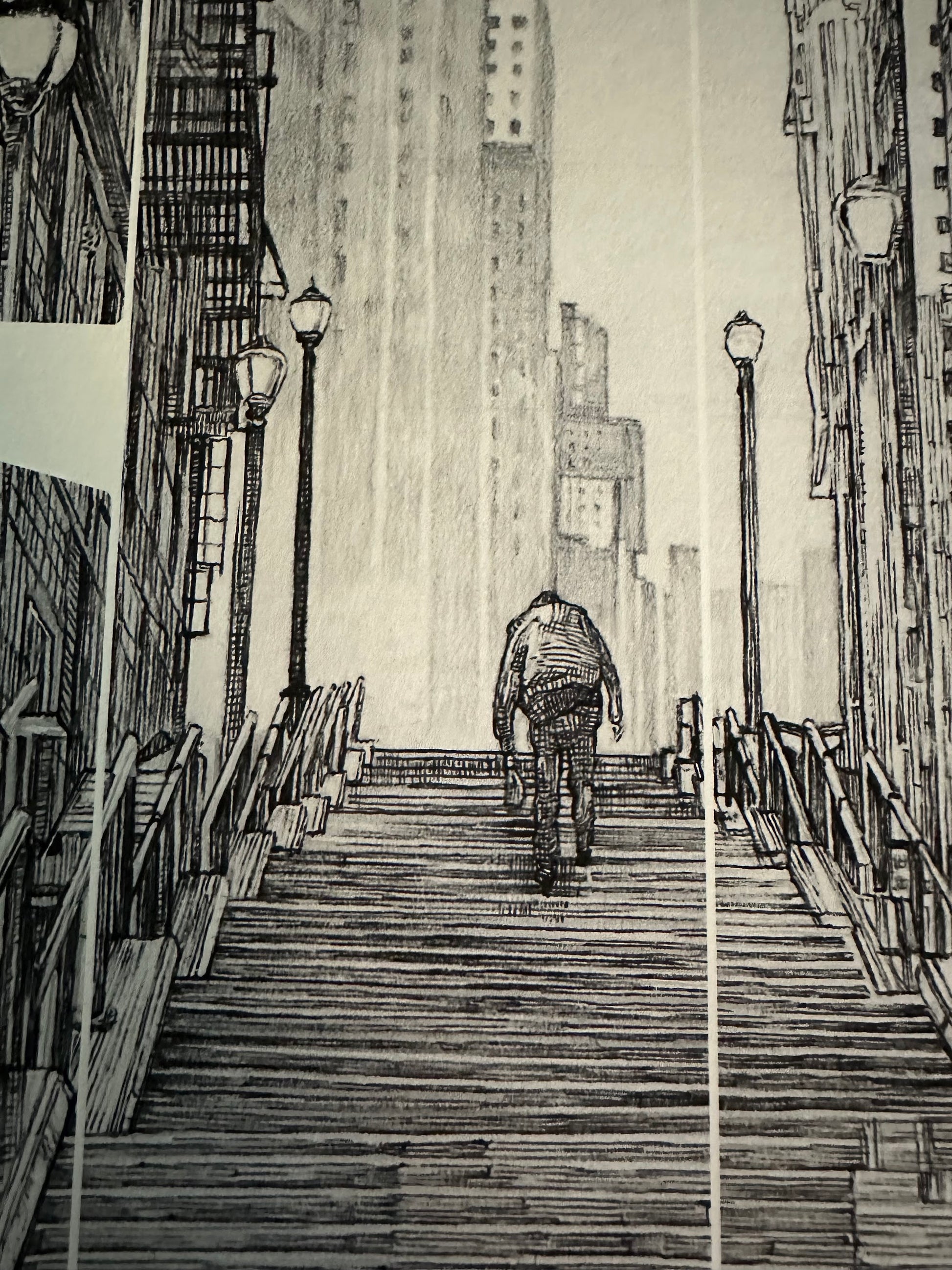 Krzysztof Domardzki - Joker Arthur Pencil Variant 36x24 movie poster - detail image 5