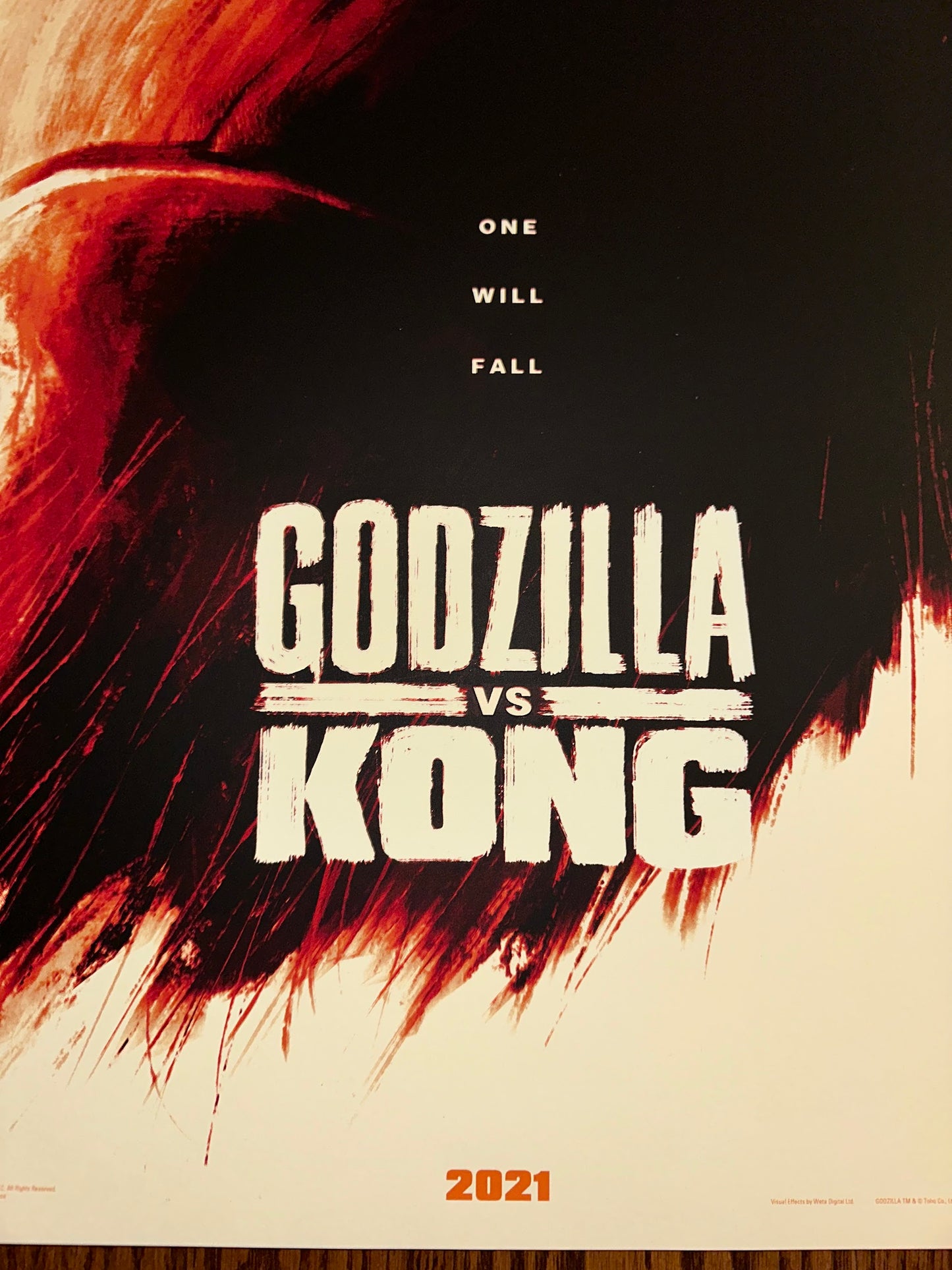 Phantom City Creative - Godzilla Vs. Kong 24x36 movie poster - detail image 4