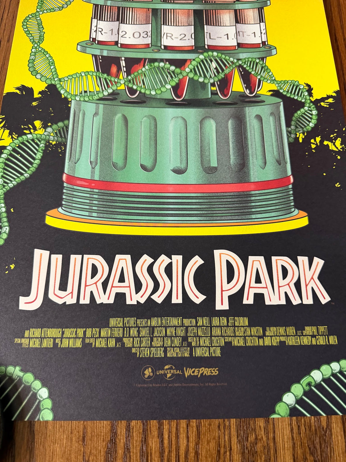 Mark Bell - Jurassic Park - 12x36 - Limited Edition Poster