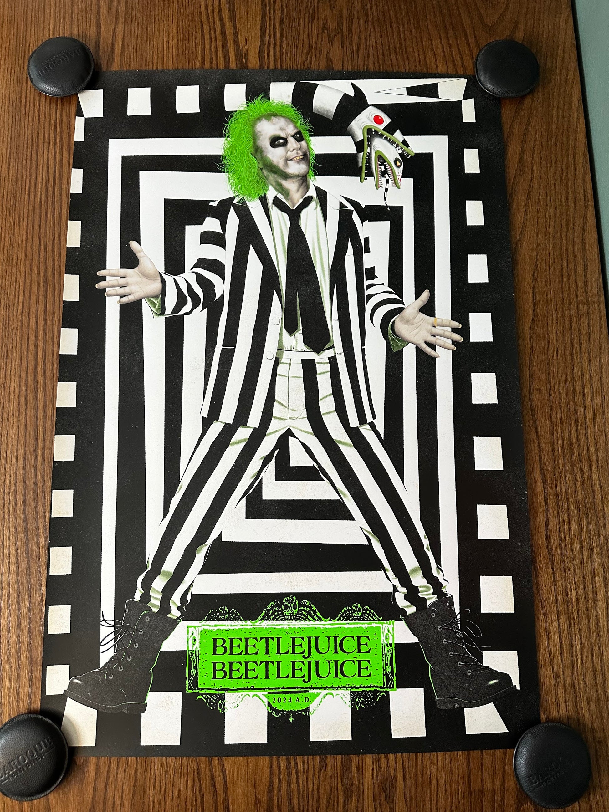 Jason Raish - Beetlejuice Beetlejuice 24x36 movie poster