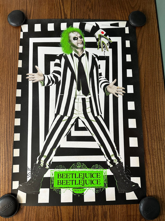 Jason Raish - Beetlejuice Beetlejuice 24x36 movie poster