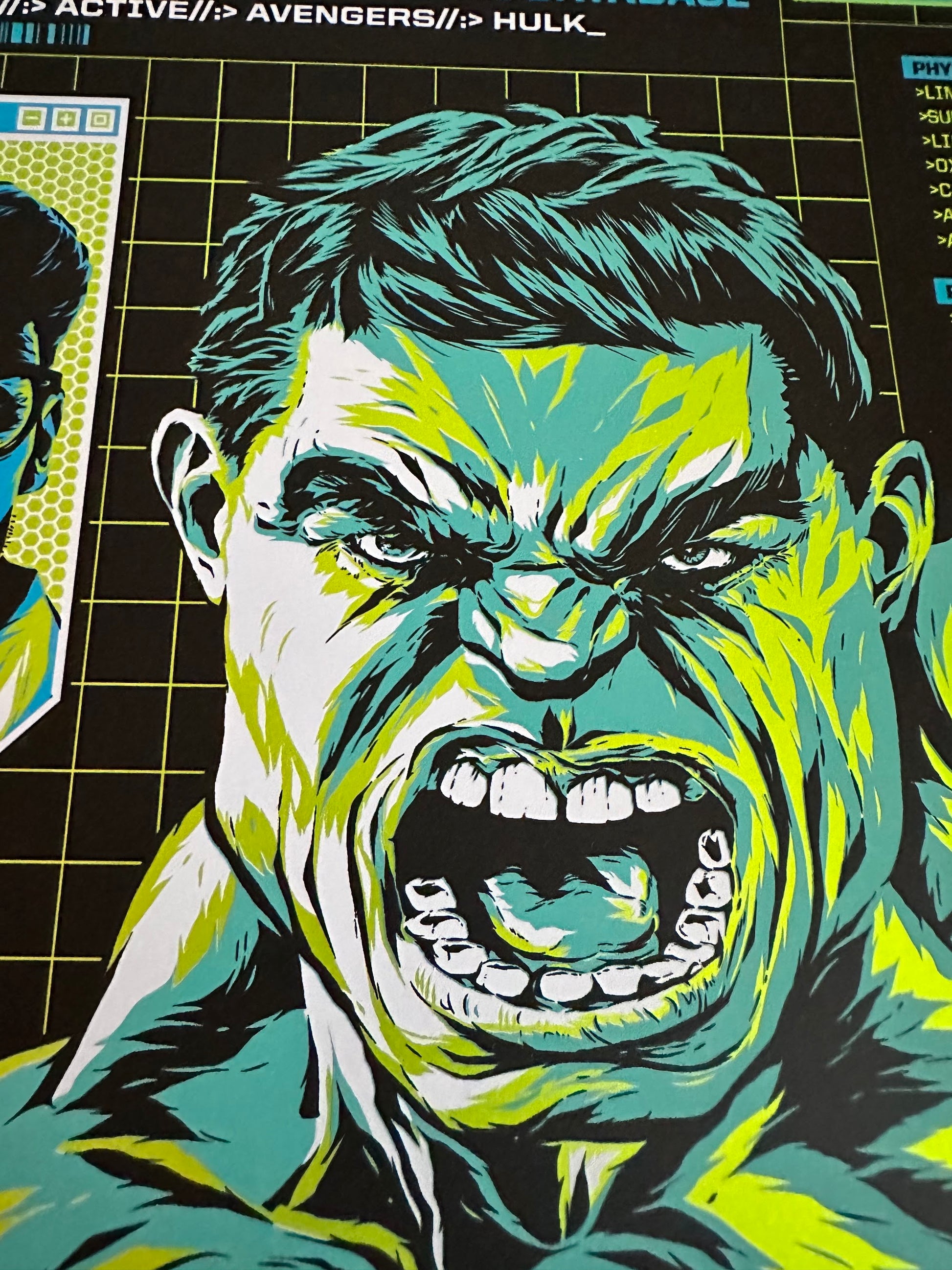 Anthony Petrie - Shield Files Hulk 18x24 movie poster - detail image 4
