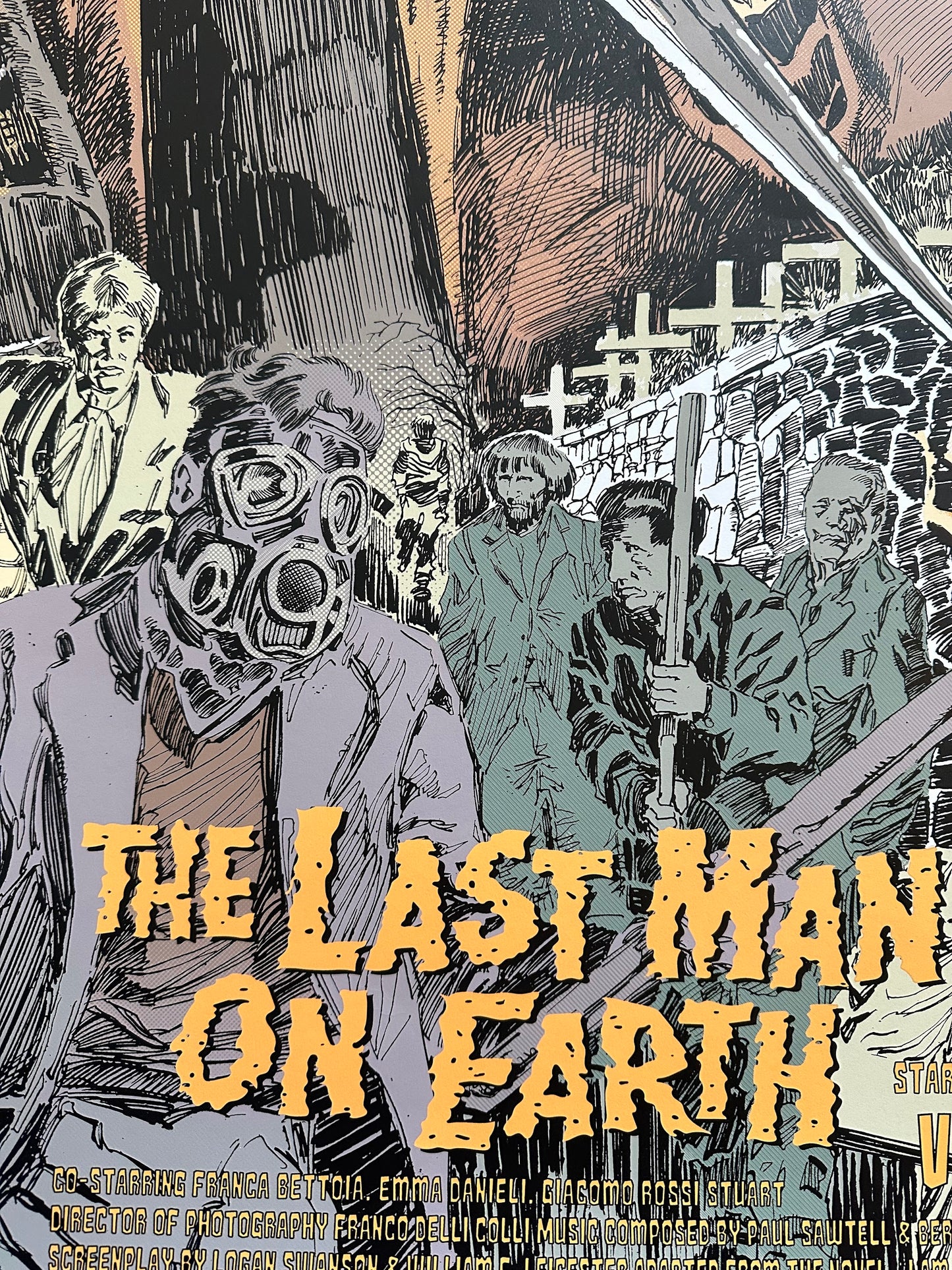 Tom Mandrake - The Last Man on Earth 24x36 movie poster - detail image 3
