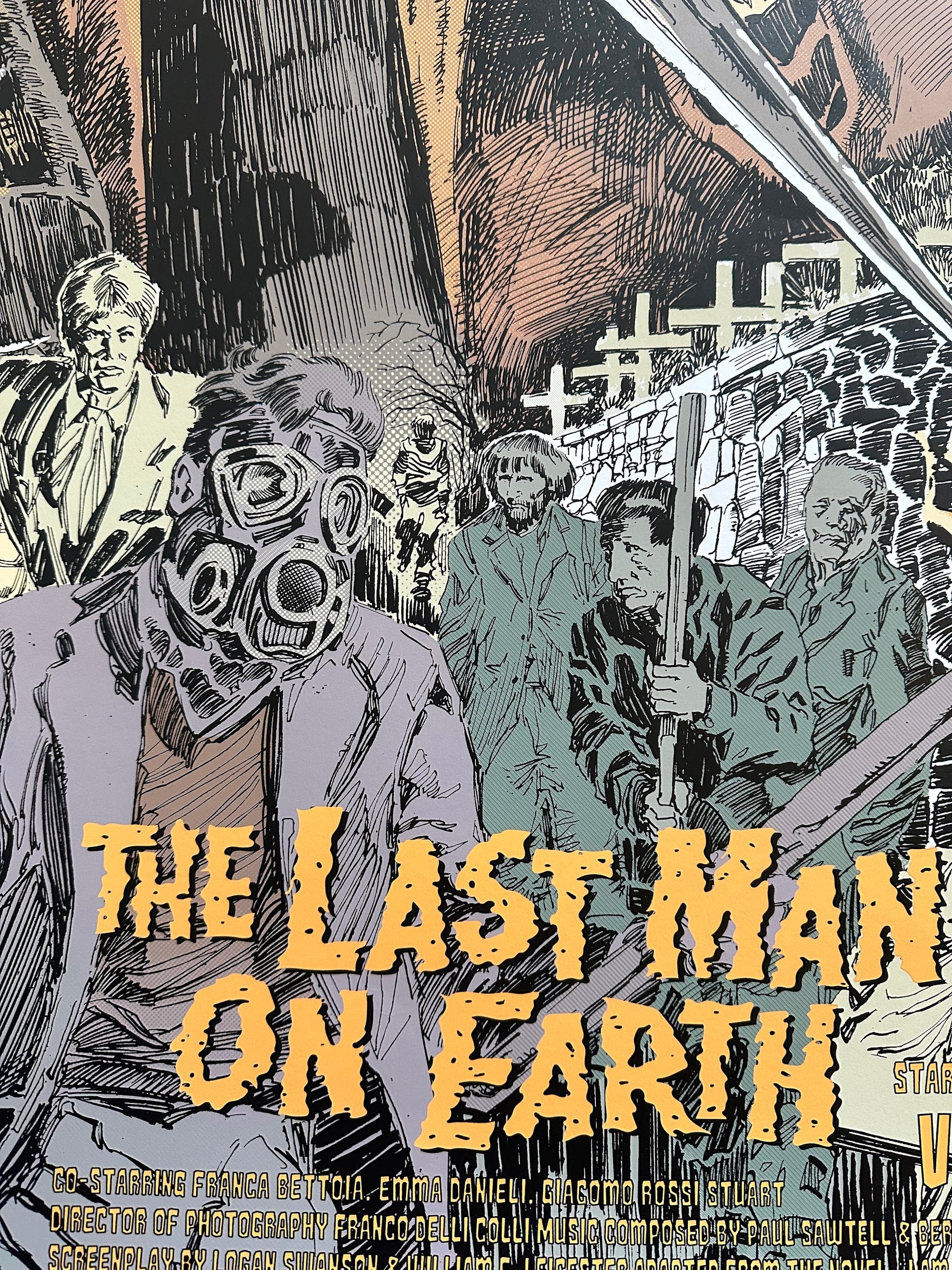 Tom Mandrake - The Last Man on Earth 24x36 movie poster - detail image 3