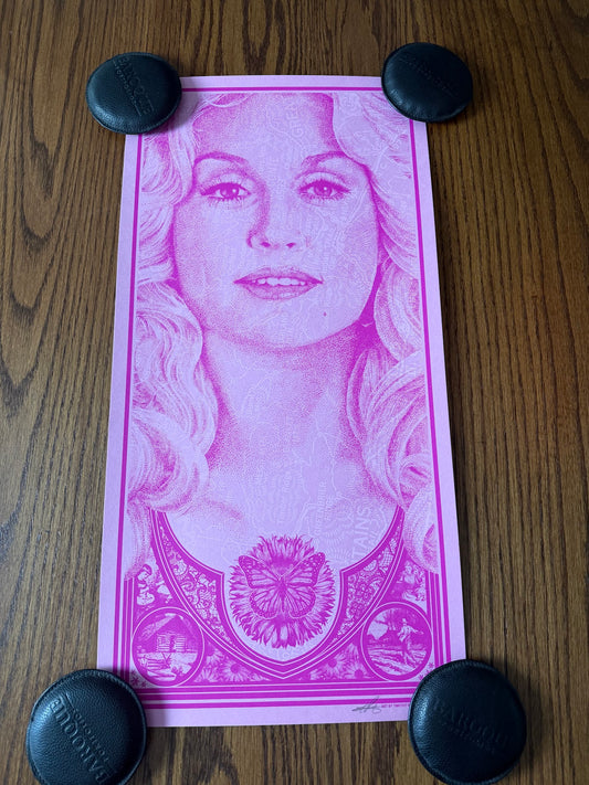 Timothy Pittides - Dolly Parton Mountain Siren - 12x24 - Limited Edition Poster