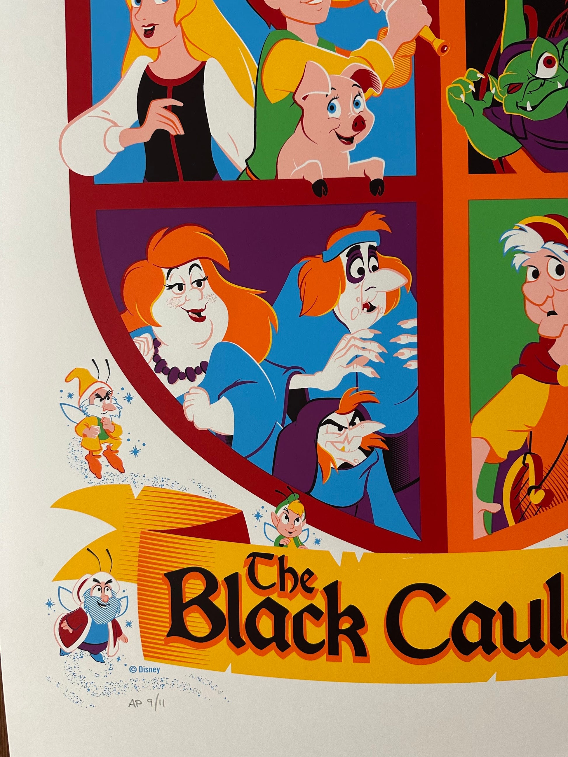 Dave Perillo - Disney's The Black Cauldron 18x24 art print - detail image 4