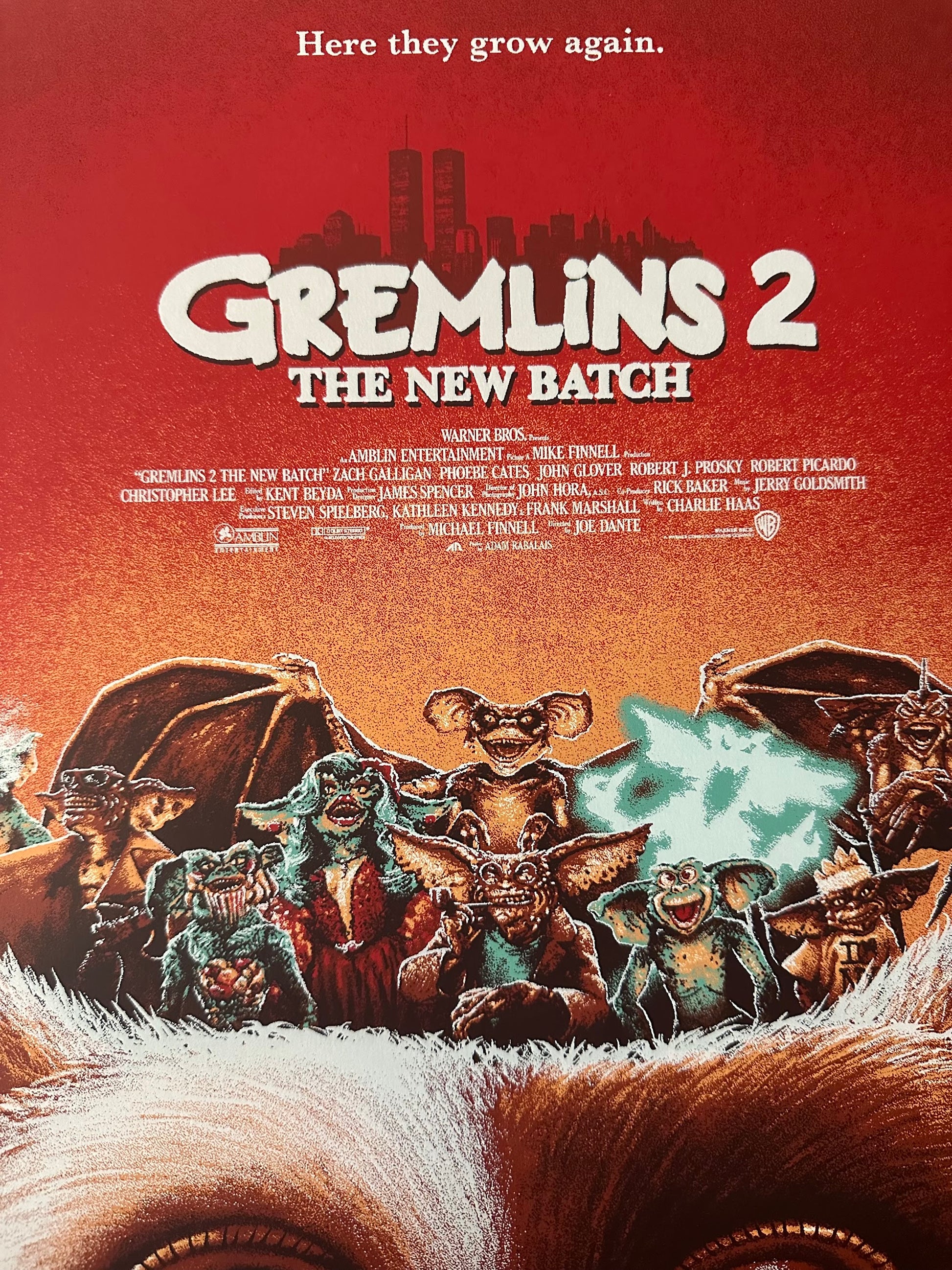 Adam Rabalais - Gremlins 2 18x24 movie poster - detail image 2