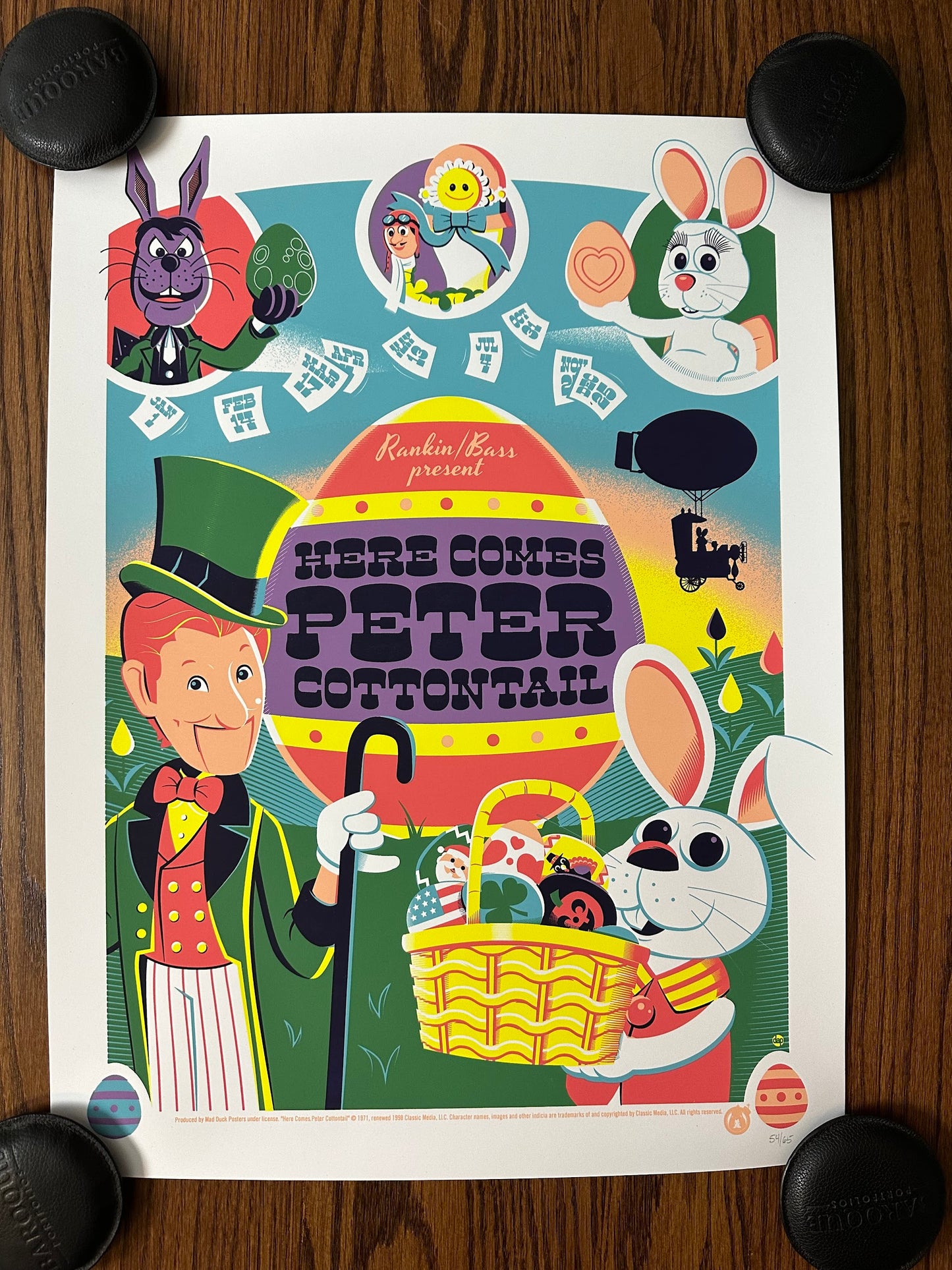 Dave Perillo - Here Comes Peter Cottontail 18x24 movie poster
