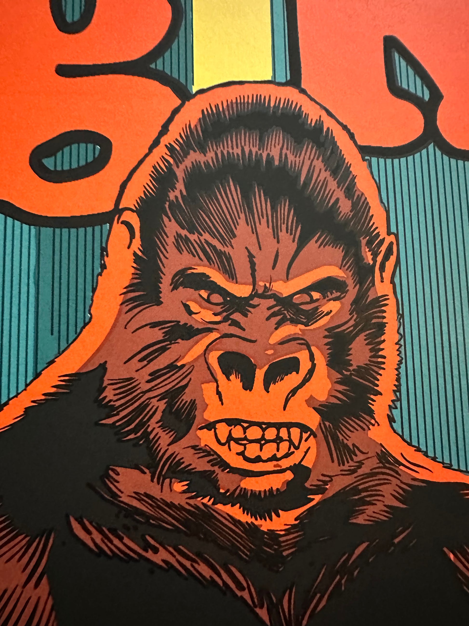 Francesco Francavilla - King Kong 24x36 movie poster - detail image 4