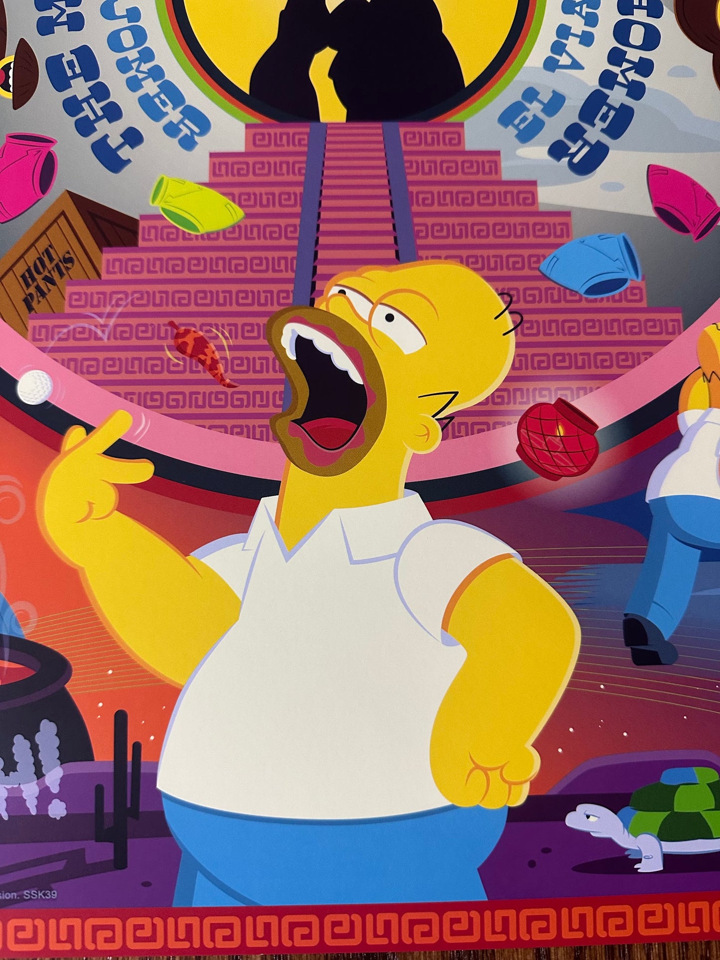 Dave Perillo - The Simpsons Mysterious Voyage of Homer 18x24 art print - detail image 2