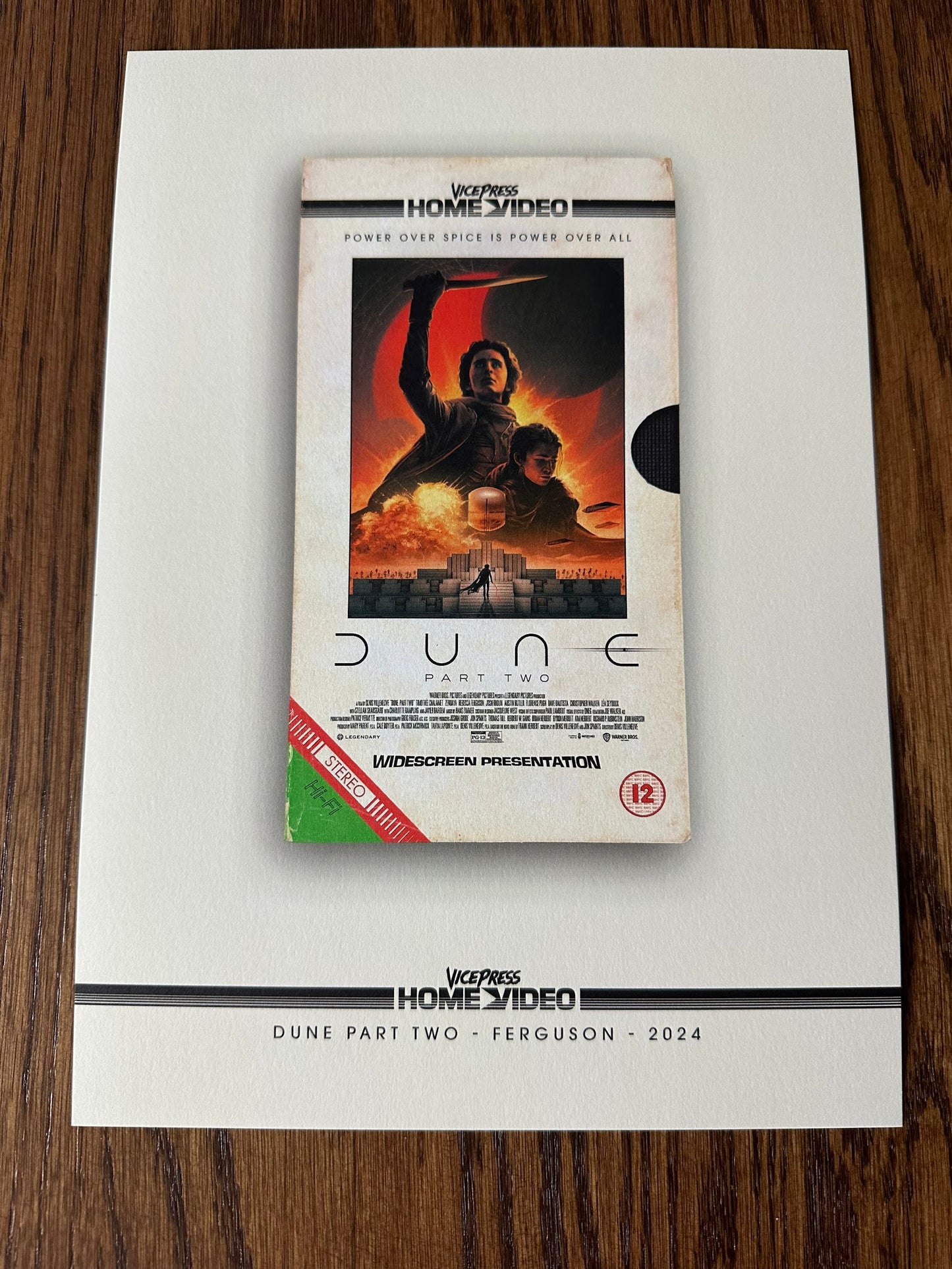 Matt Ferguson - Dune Vice Press VHS Promo 8x10 art print