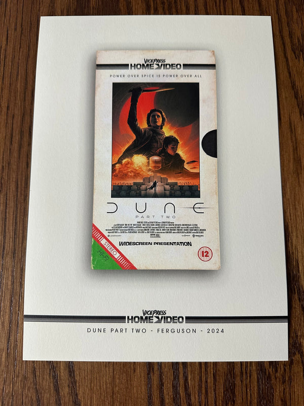 Matt Ferguson - Dune Vice Press VHS Promo - 8x10 - Limited Edition Print