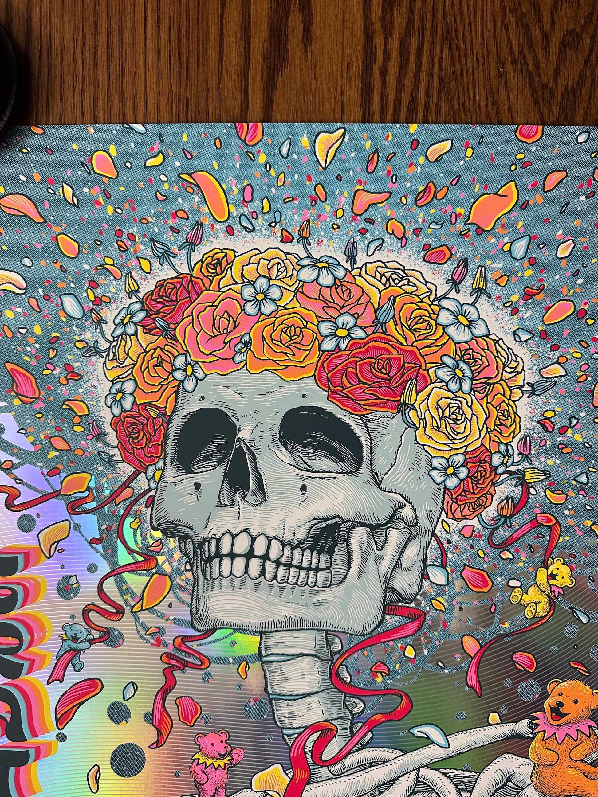 Max Wesoloski - Grateful Dead Rainbow Swirl Foil 18x24 movie poster - detail image 2