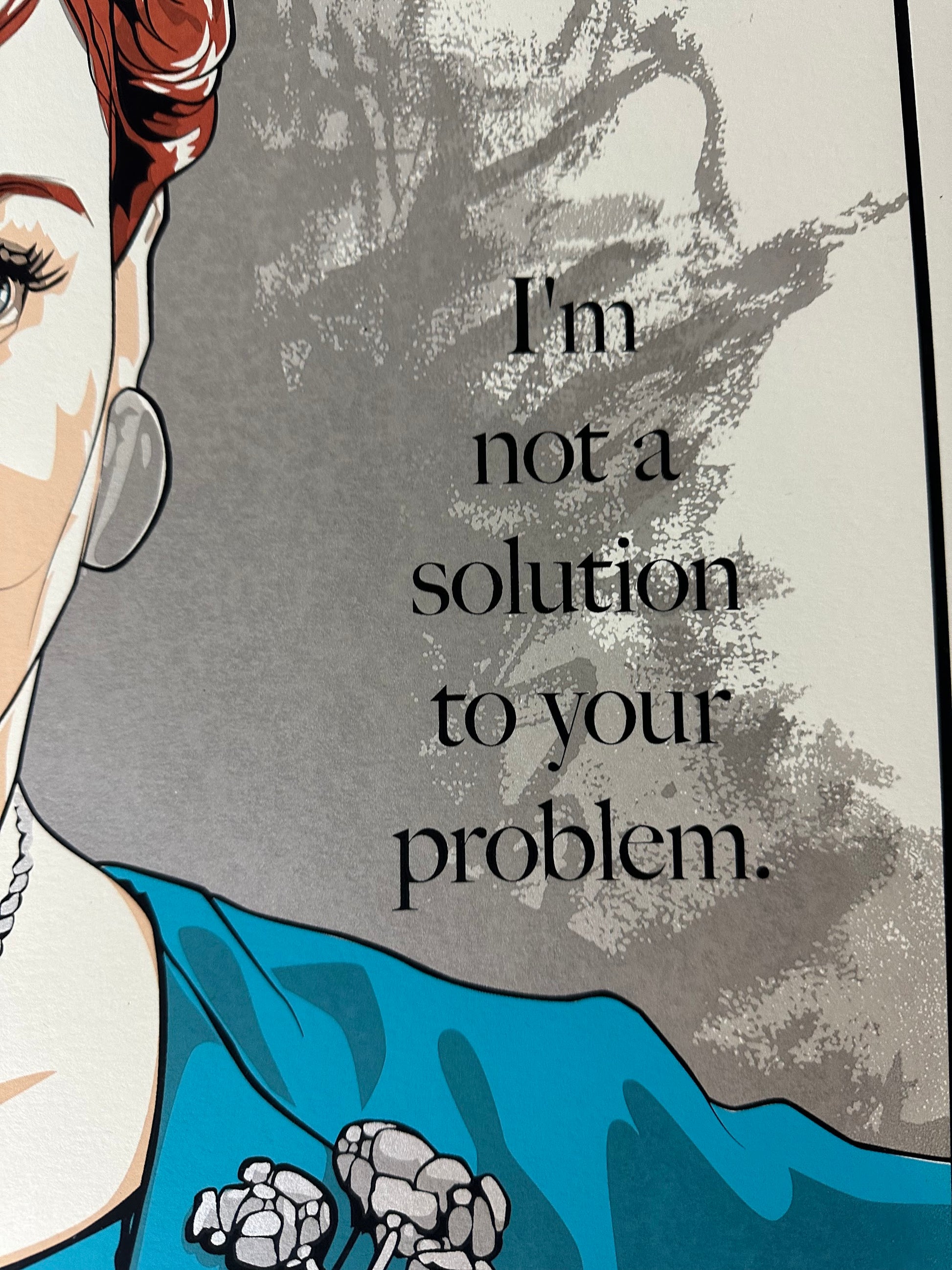 New Flesh - Mad Men Joan Harris Portrait 18x24 movie poster - detail image 3