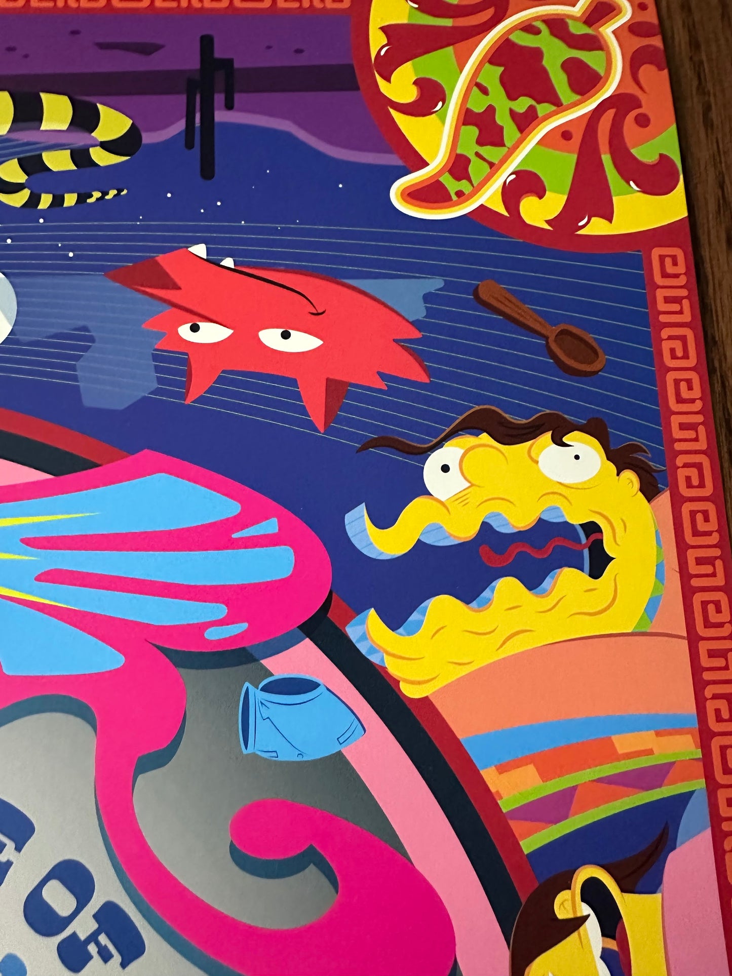 Dave Perillo - The Simpsons Mysterious Voyage of Homer 18x24 art print - detail image 5