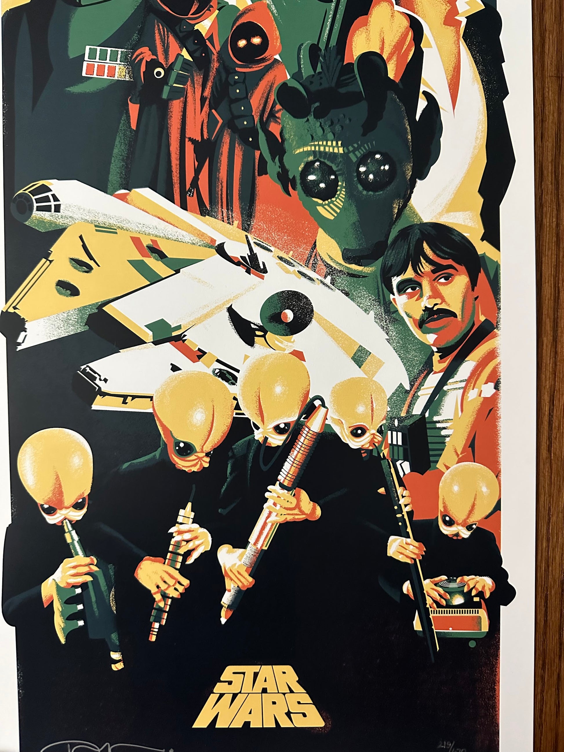 Danny Haas - Star Wars 12x36 movie poster - detail image 5