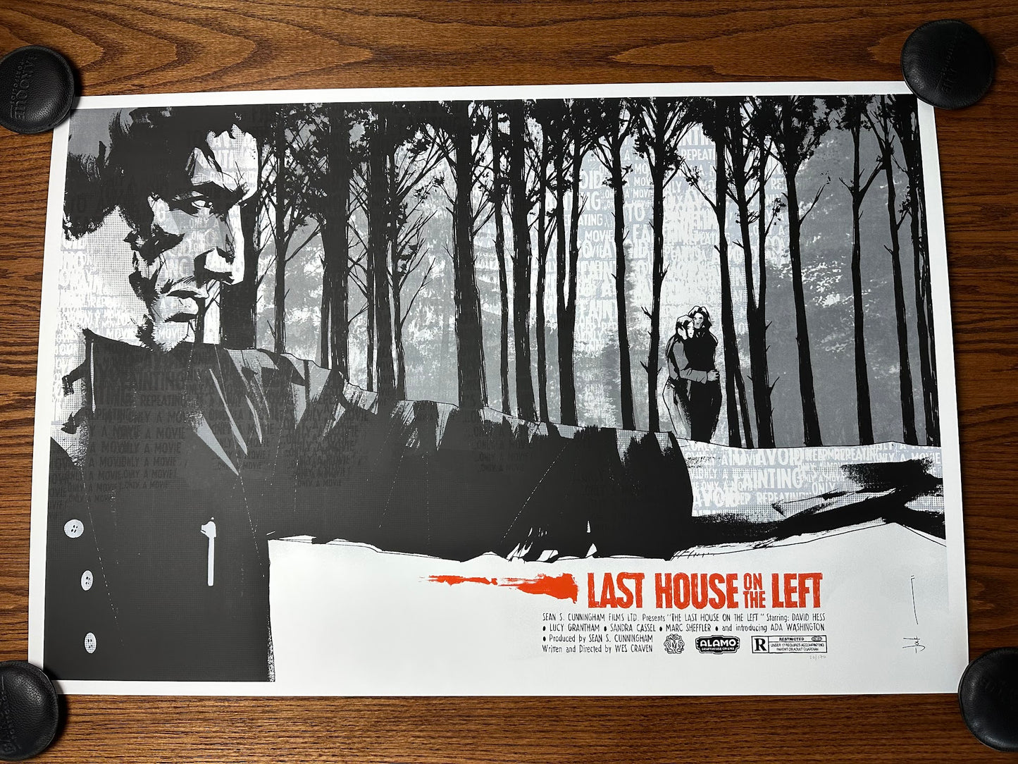 Jock - The Last House on the Left 36x24 movie poster