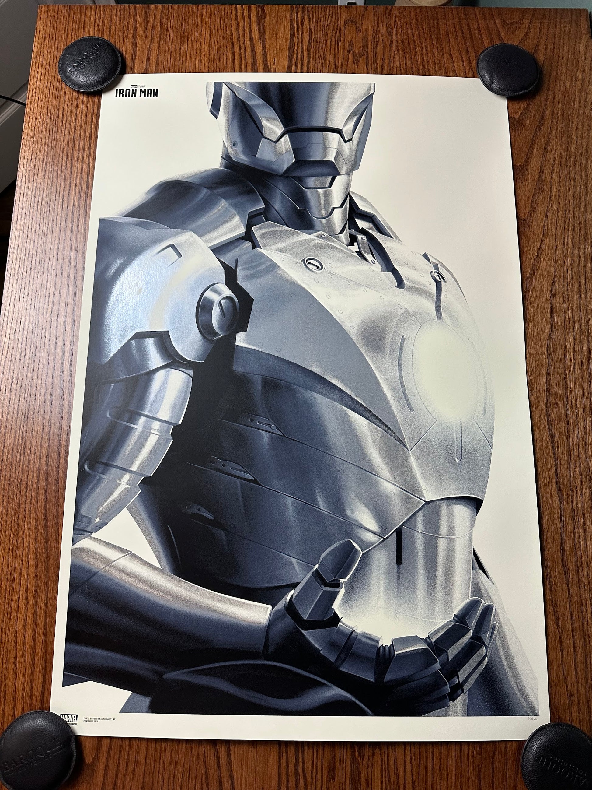 Phantom City Creative - Iron Man Mark II Foil Variant 24x36 movie poster