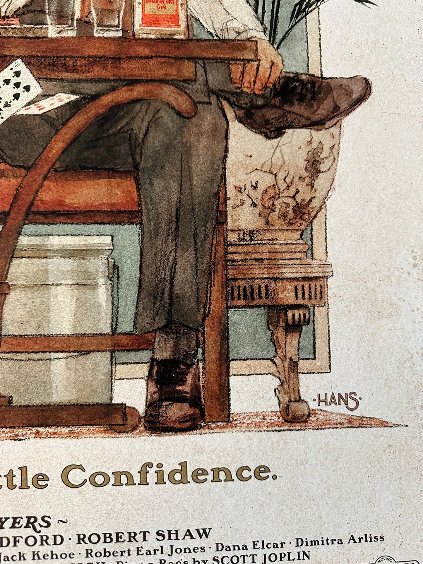 Hans Woody - The Sting Variant 24x36 movie poster - detail image 6