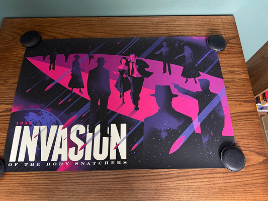 Tom Whalen - The Invasion of  the Body Snatchers - 36x24 - Limited Edition Poster
