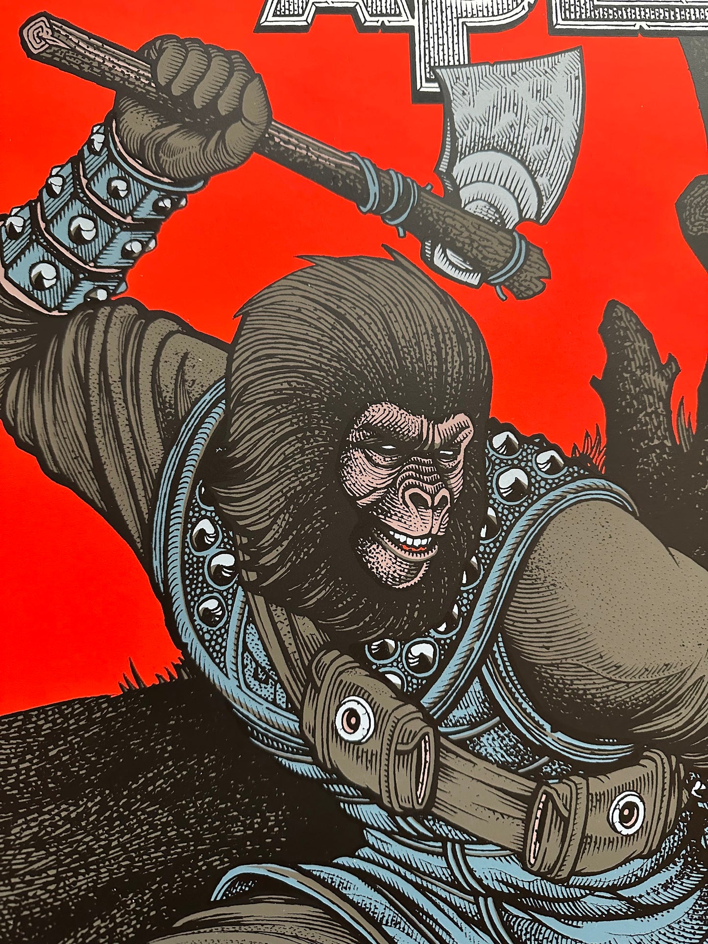 Florian Bertimer - Battle For The Planet of the Apes 24x36 movie poster - detail image 2