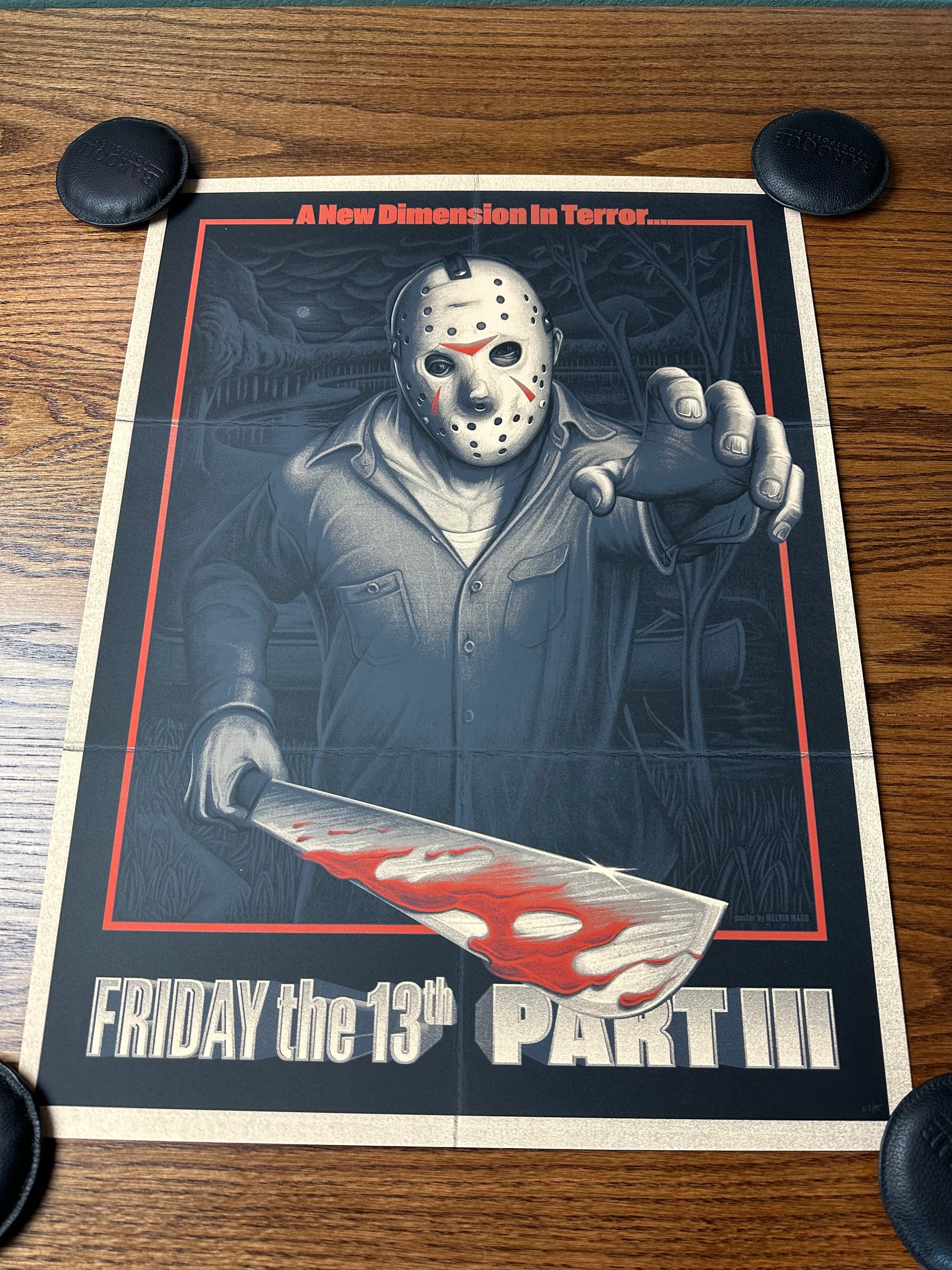 Melvin Mago - Friday the 13th Part 3 18x24 movie poster