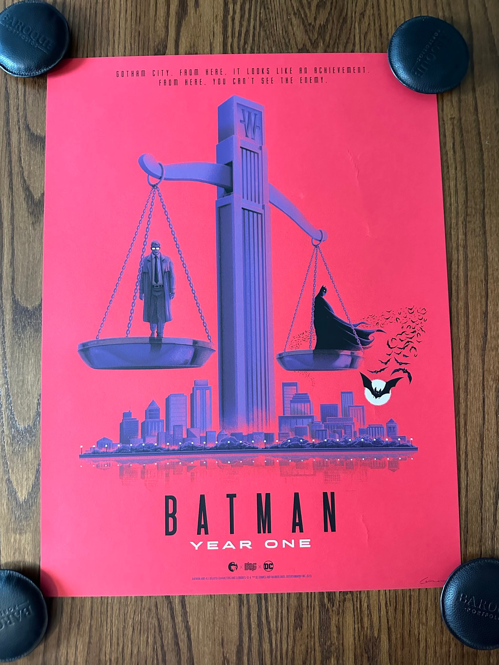 Patrick Connan - Batman Year One Variant 18x24 movie poster