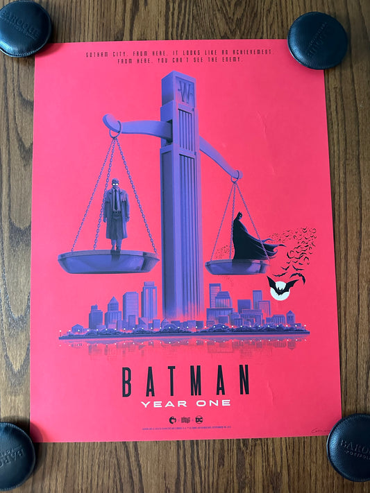 Patrick Connan - Batman Year One Variant 18x24 movie poster