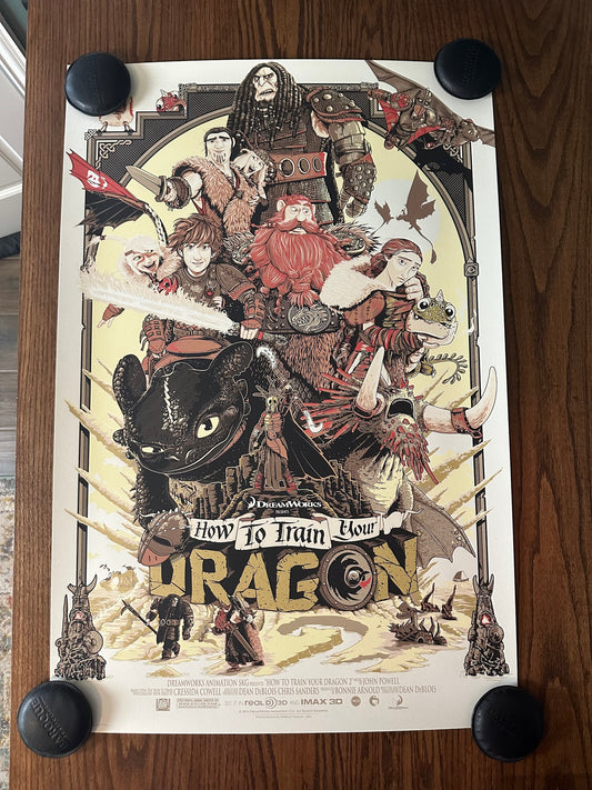 Patrick Connan - How to Train Your Dragon 24x36 movie poster