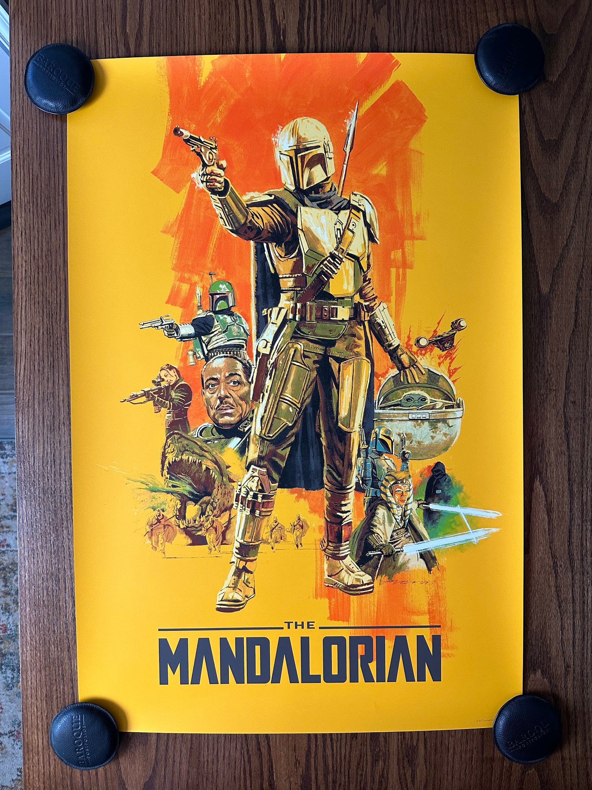 Paul Mann - The Mandalorian Variant 24x36 movie poster