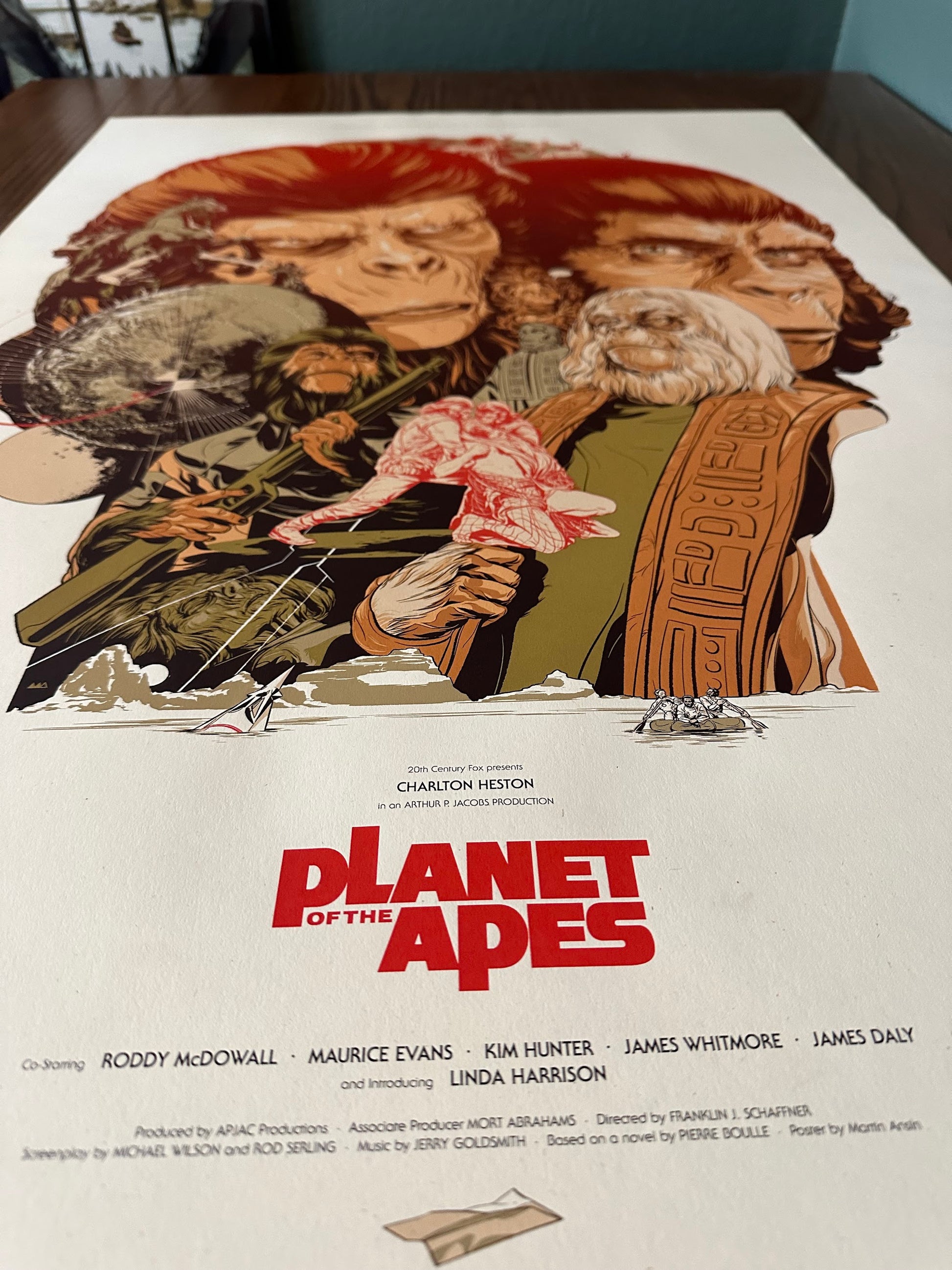 Martin Ansin - Planet of the Apes (Edge Wear Previously Framed) 24x36 movie poster - detail image 7