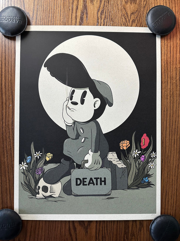 Ezra Brown - Death Limited Edition Poster Art Print - 18 x 24