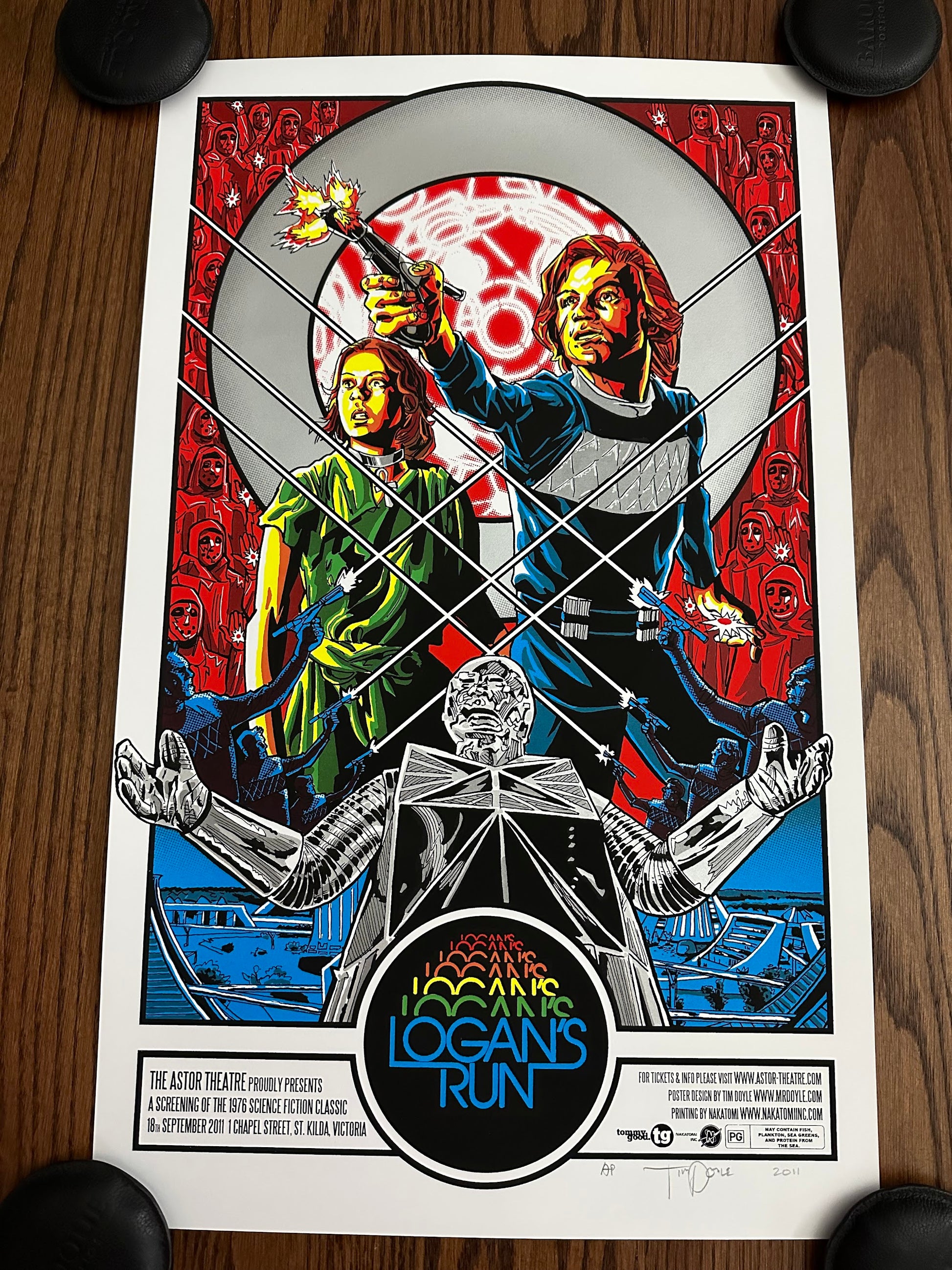 Tim Doyle - Logan's Run 16x26 movie poster