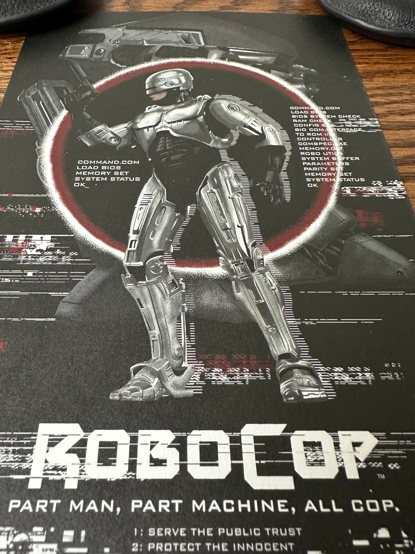 Raid71 - Robocop Handbill 6x9 art print - detail image 3