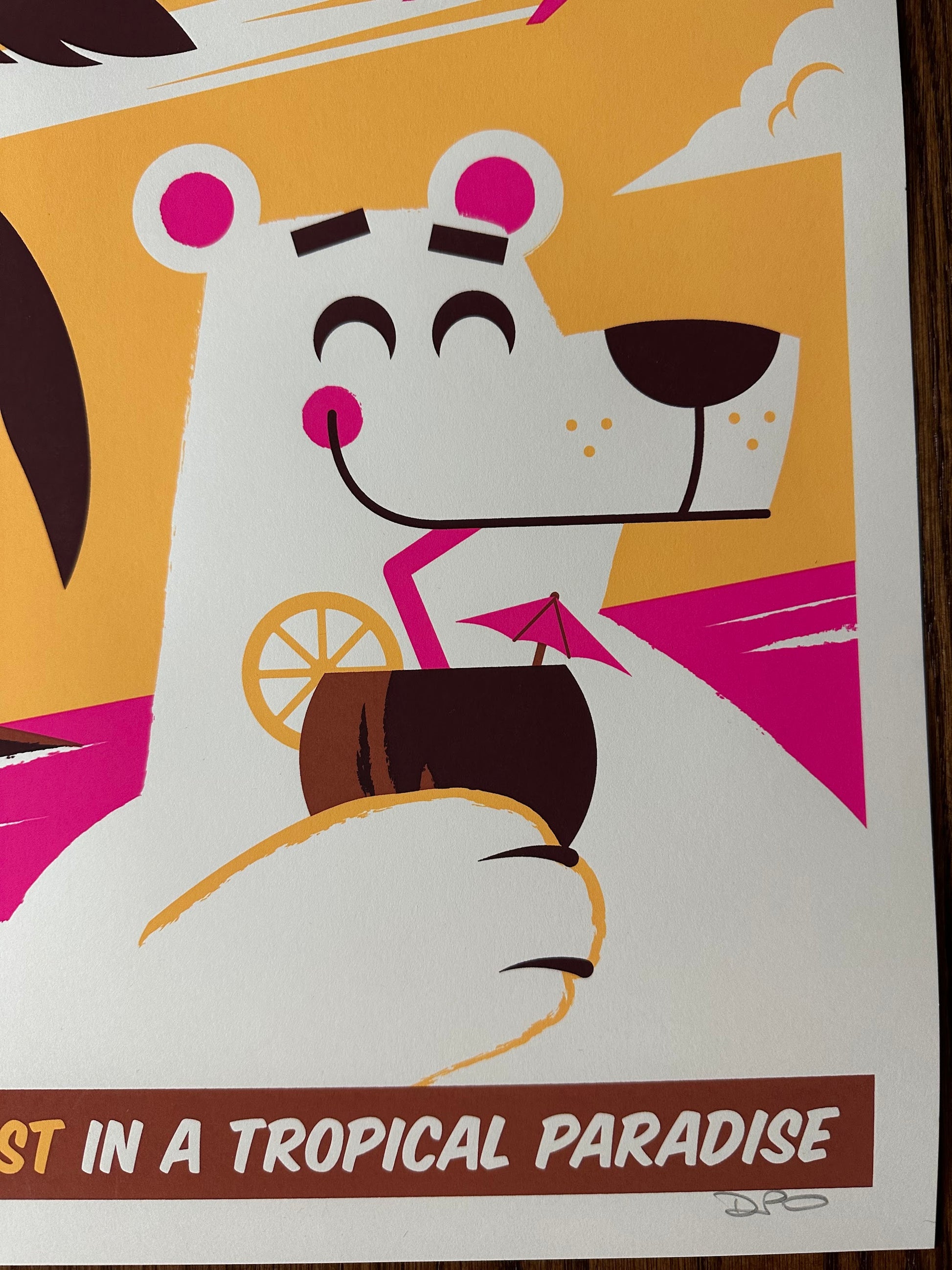 Dave Perillo - LOST Oceanic Airlines Ad 12x18 movie poster - detail image 2