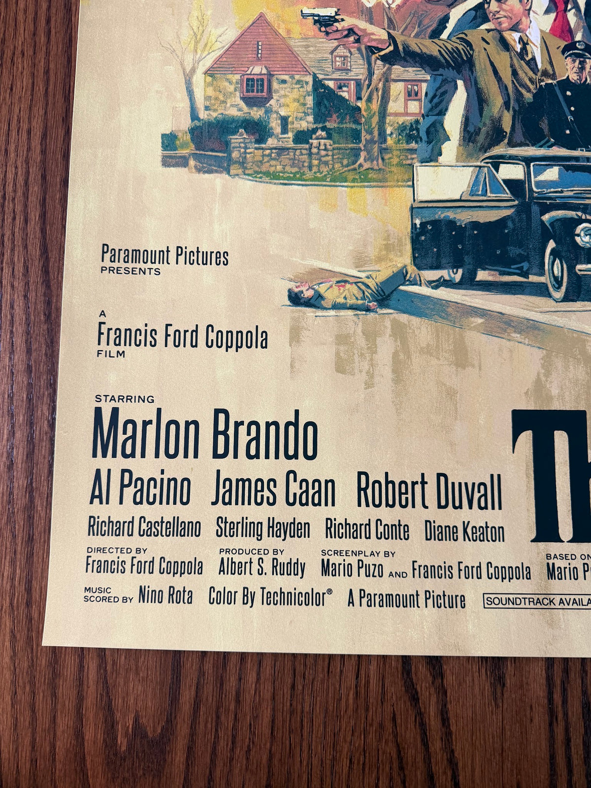 Paul Mann - The Godfather - 24x36 - Limited Edition Poster