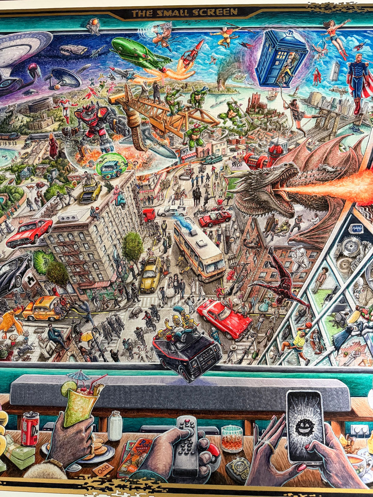 Jeff Murray - The Small Screen - 36x24 - Limited Edition Poster
