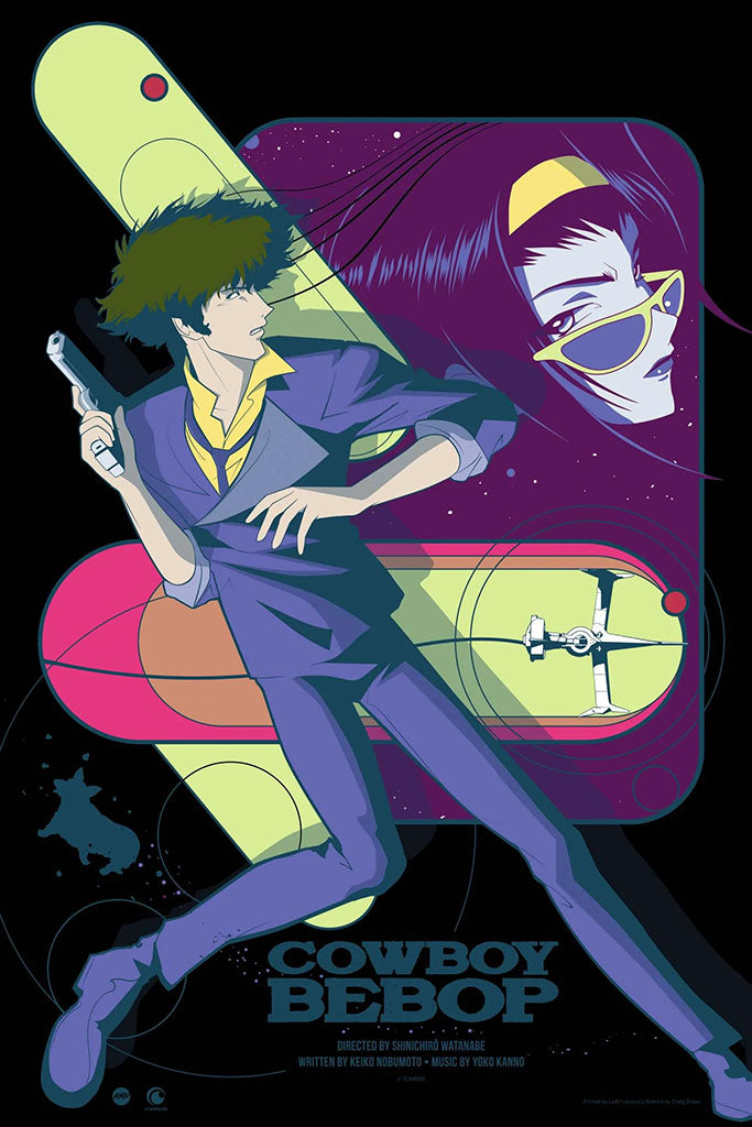 Craig Drake - Cowboy Bebop Variant 24x36 movie poster - detail image 7