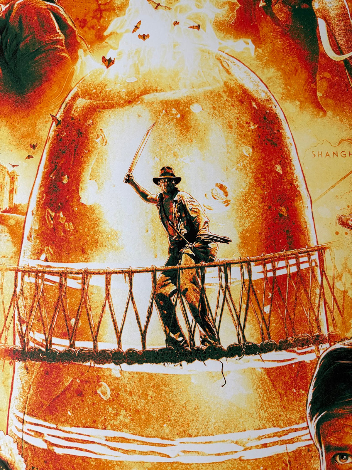 Kevin Wilson - Indiana Jones Temple of Doom - 24x36 - Limited Edition Poster