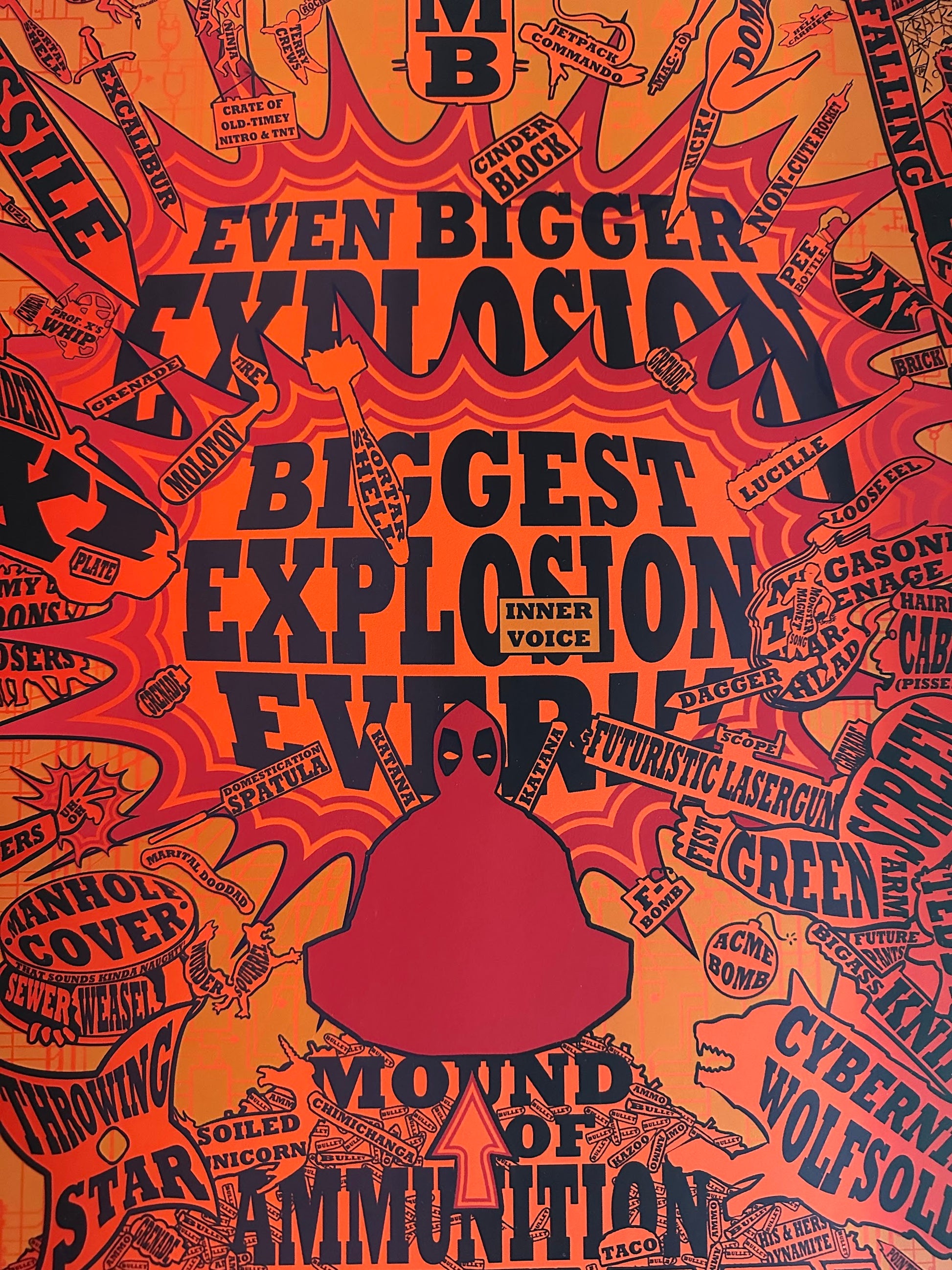 EJR - Deadpool 2 18x24 movie poster - detail image 5