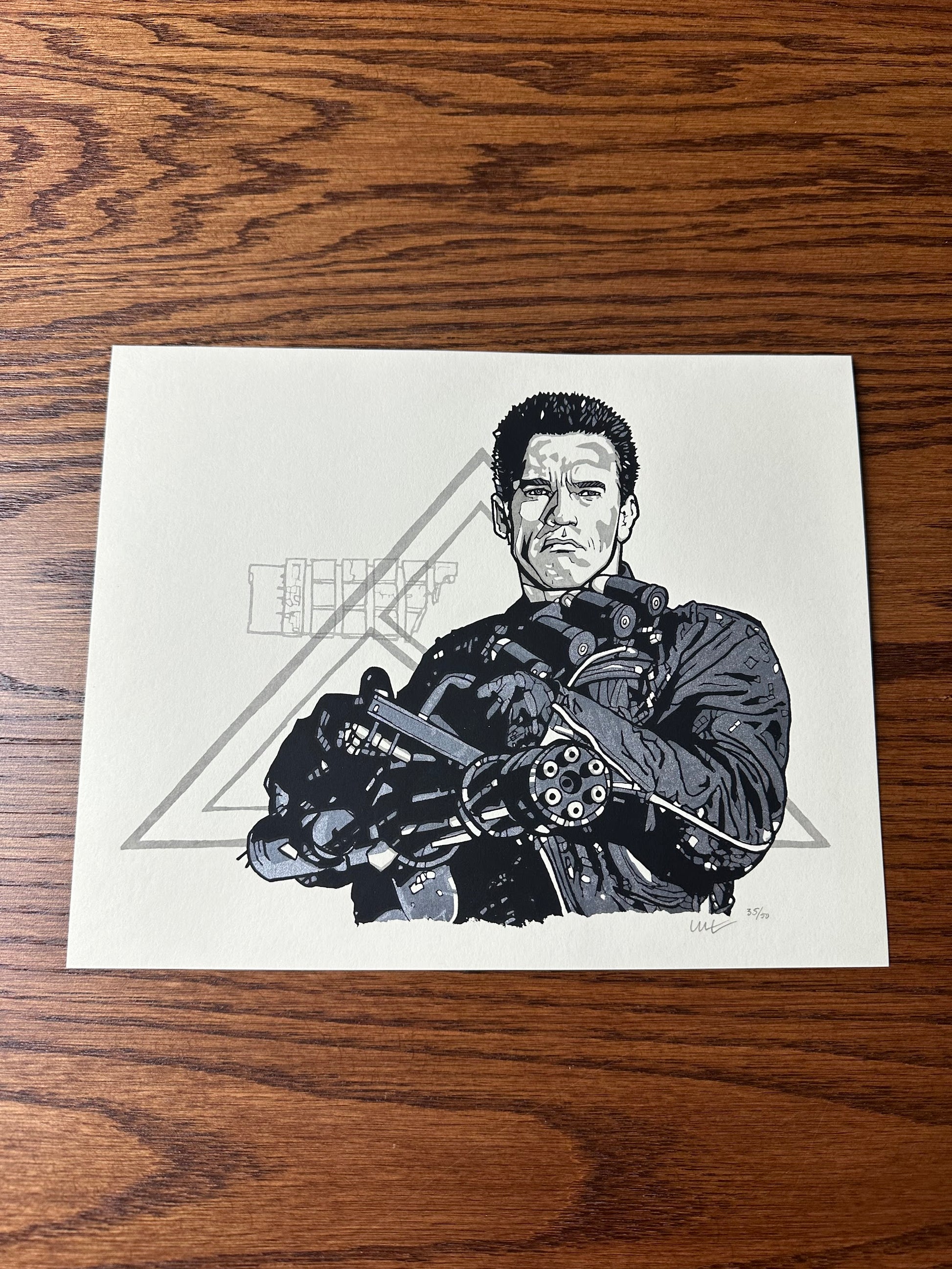 New Flesh - The Terminator 10x8 art print