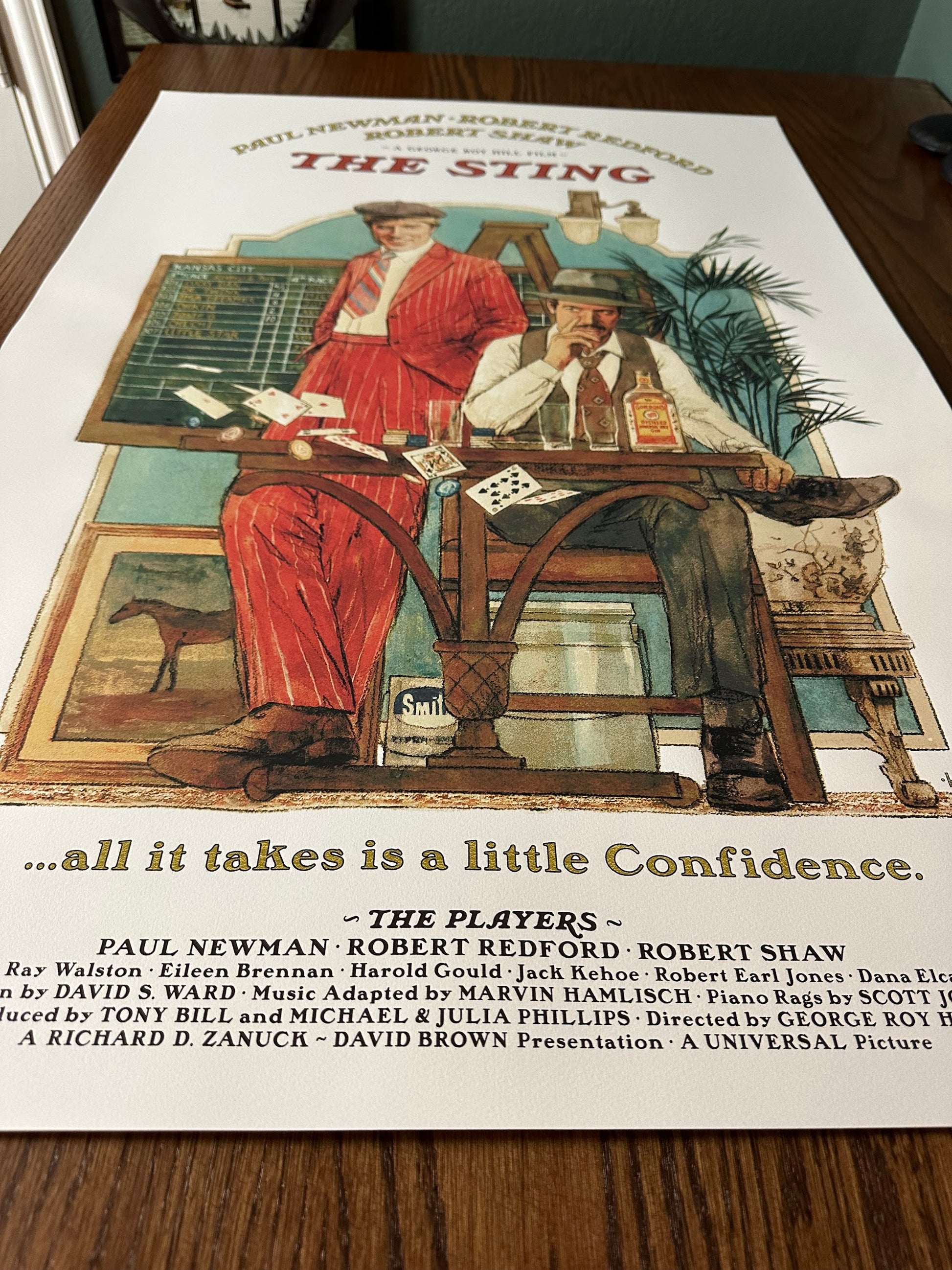 Hans Woody - The Sting 24x36 movie poster - detail image 7