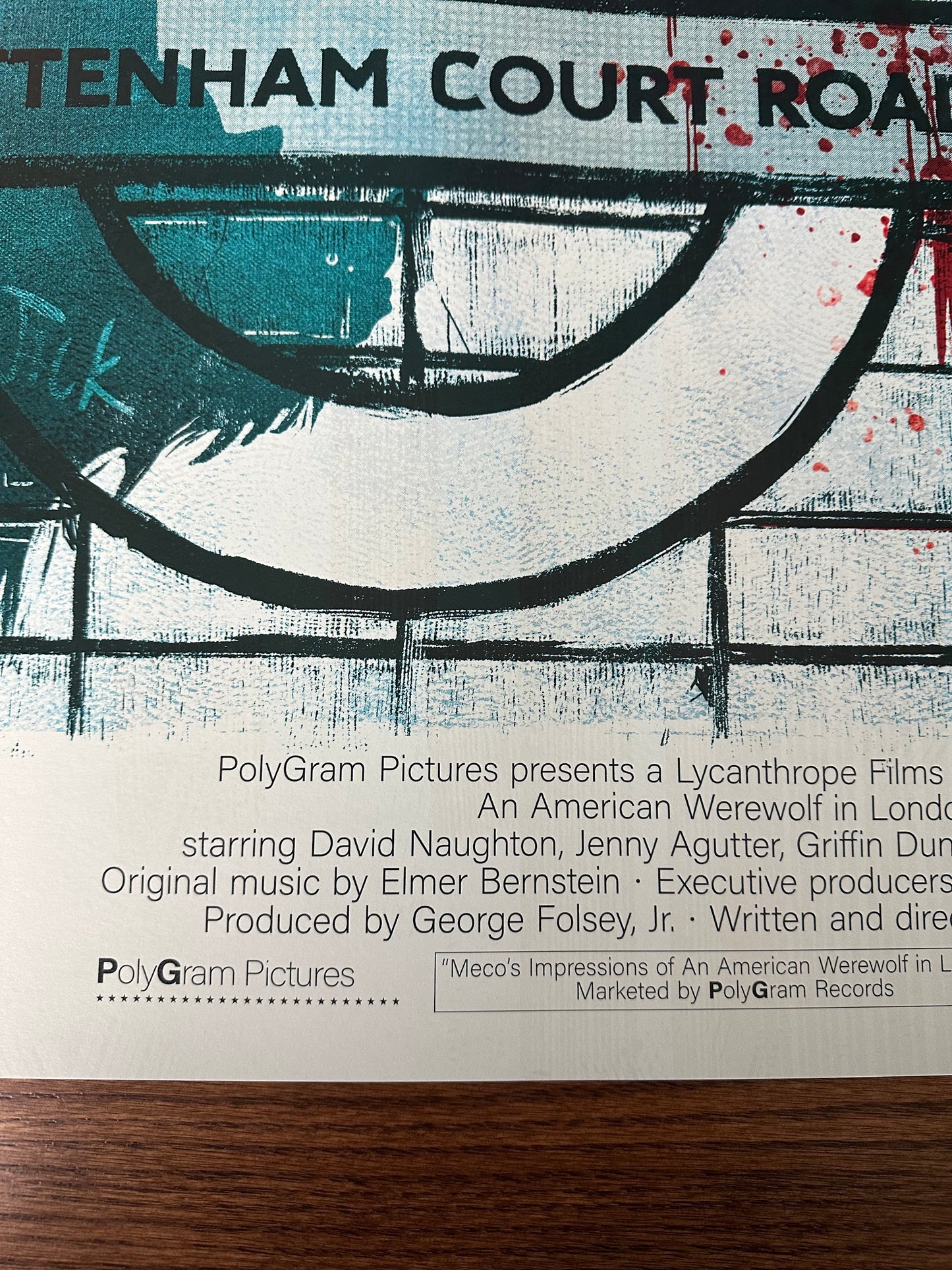 Heather Vaughan - An American Werewolf in London 36x24 movie poster - detail image 5