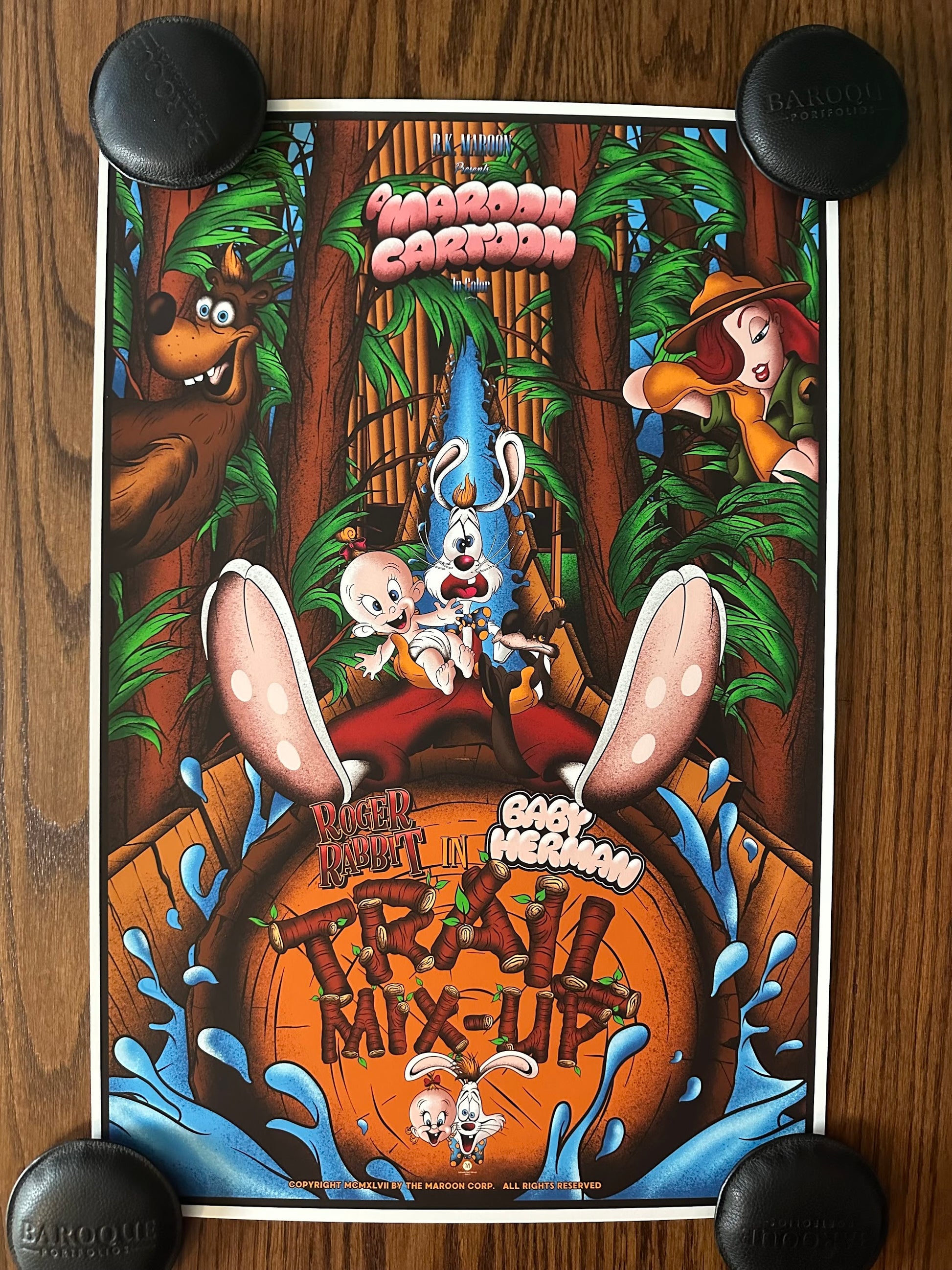 Mainger - Roger Rabbit Trail Mix-Up 16x24 movie poster