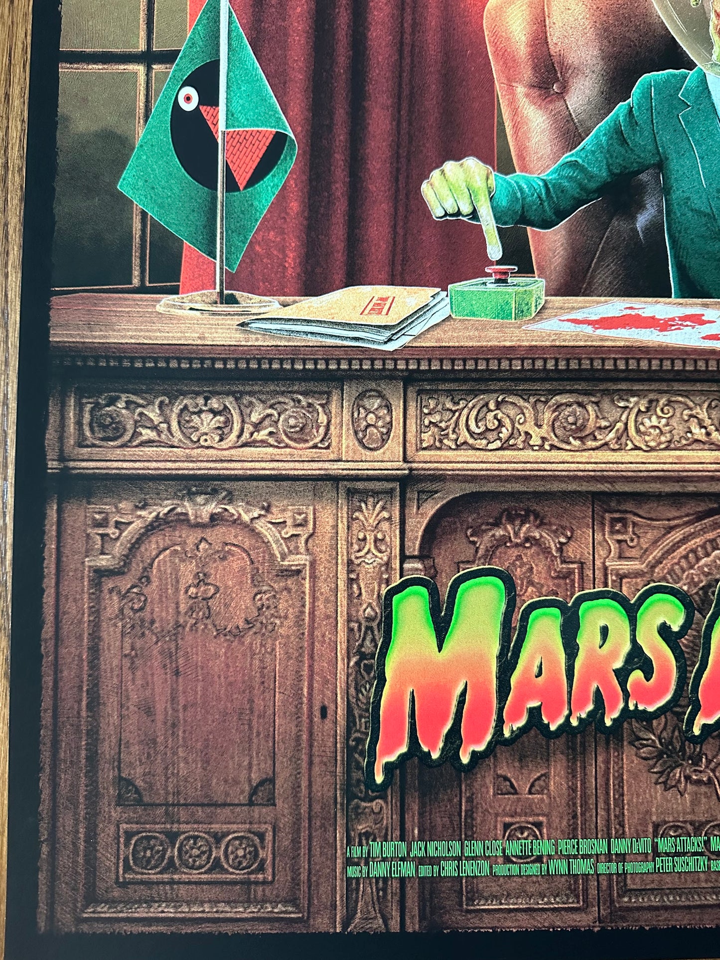 Kevin Wilson - Mars Attacks 24x36 movie poster - detail image 5