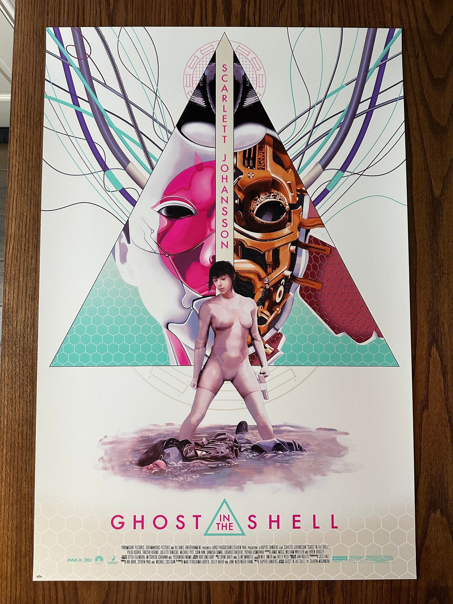 Alberto Reyes - Ghost in the Shell 24x36 movie poster